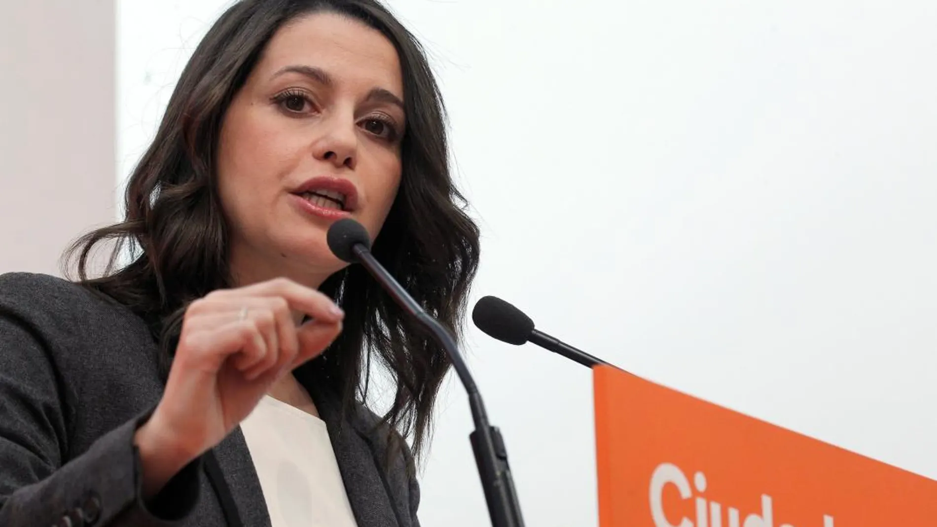 La líder de Ciudadanos en Cataluña, Inés Arrimadas