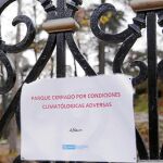 Con alerta roja, el Retiro sólo mantendrá abiertas las zonas de evacuación