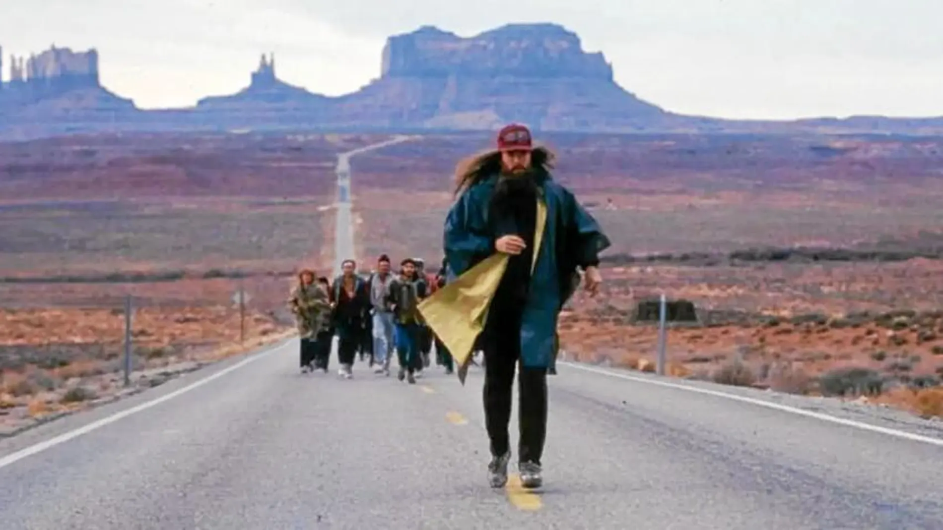 Una de las escenas de «Forrest Gump», película estadounidense estrenada en 1994