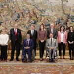 La Reina Letizia recibe en el Palacio de la Zarzuela a los representantes de Aspaym