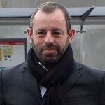 Sandro Rosell llegando a los juzgados de Barcelona.