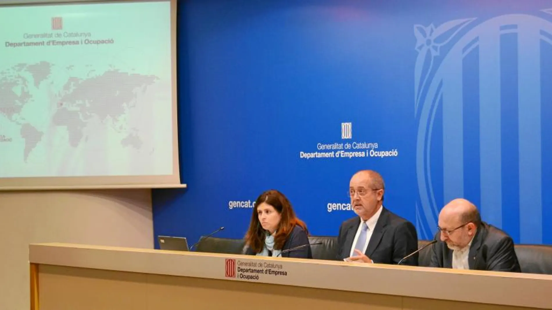 Puig, durante la presentación del estudio sobre la presencia de la empresa catalana en el exterior