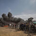 Protestas en la Franja de Gaza/Efe