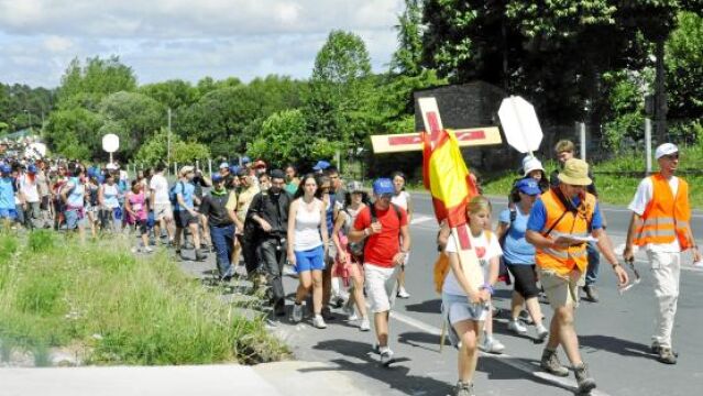 Jóvenes de la diócesis de Toledo en su ruta hacia la tumba del Apóstol en Santiago de Compostela