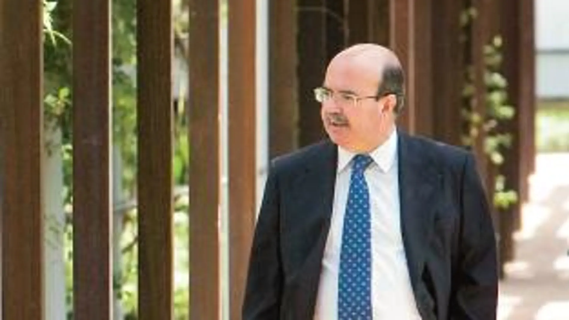 El presidente andaluz en funciones, Gaspar Zarrías, antes del Consejo
