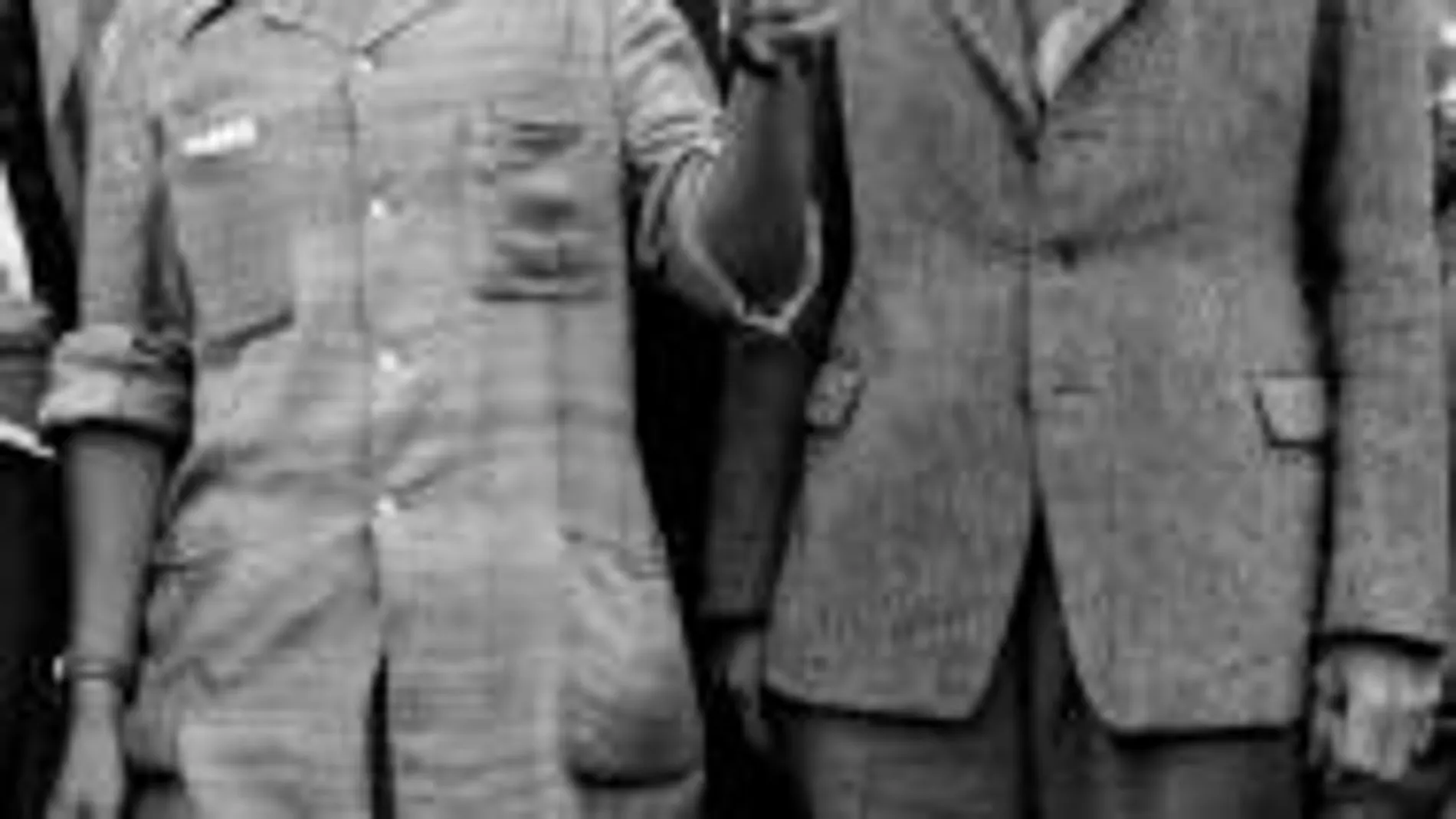 Sir Edmund Hilary y el sherpa Tenjing Norge en 1953