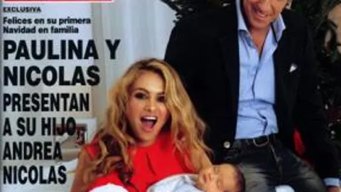 Paulina y Nicolás presentan a su hijo, Andrea Nicolás