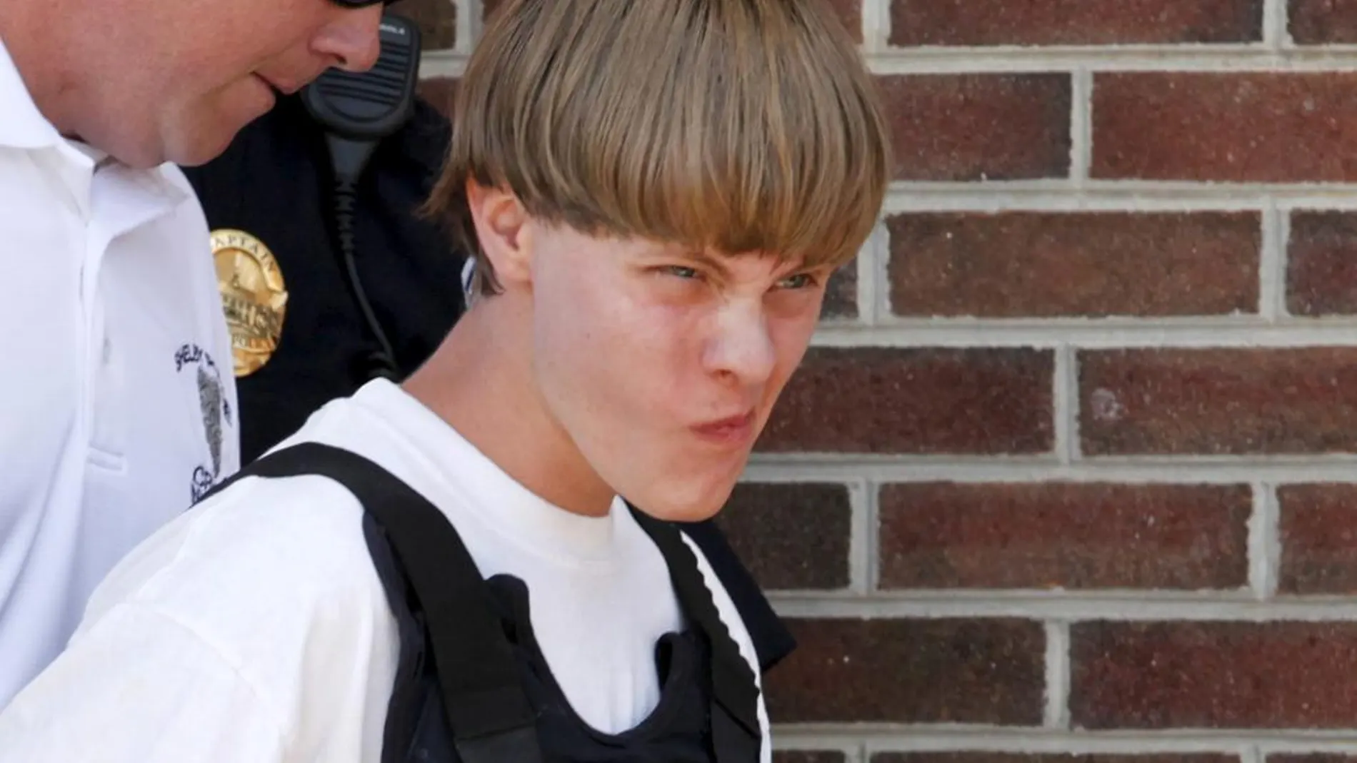 Dylann Roof, de 21 años, tras ser detenido