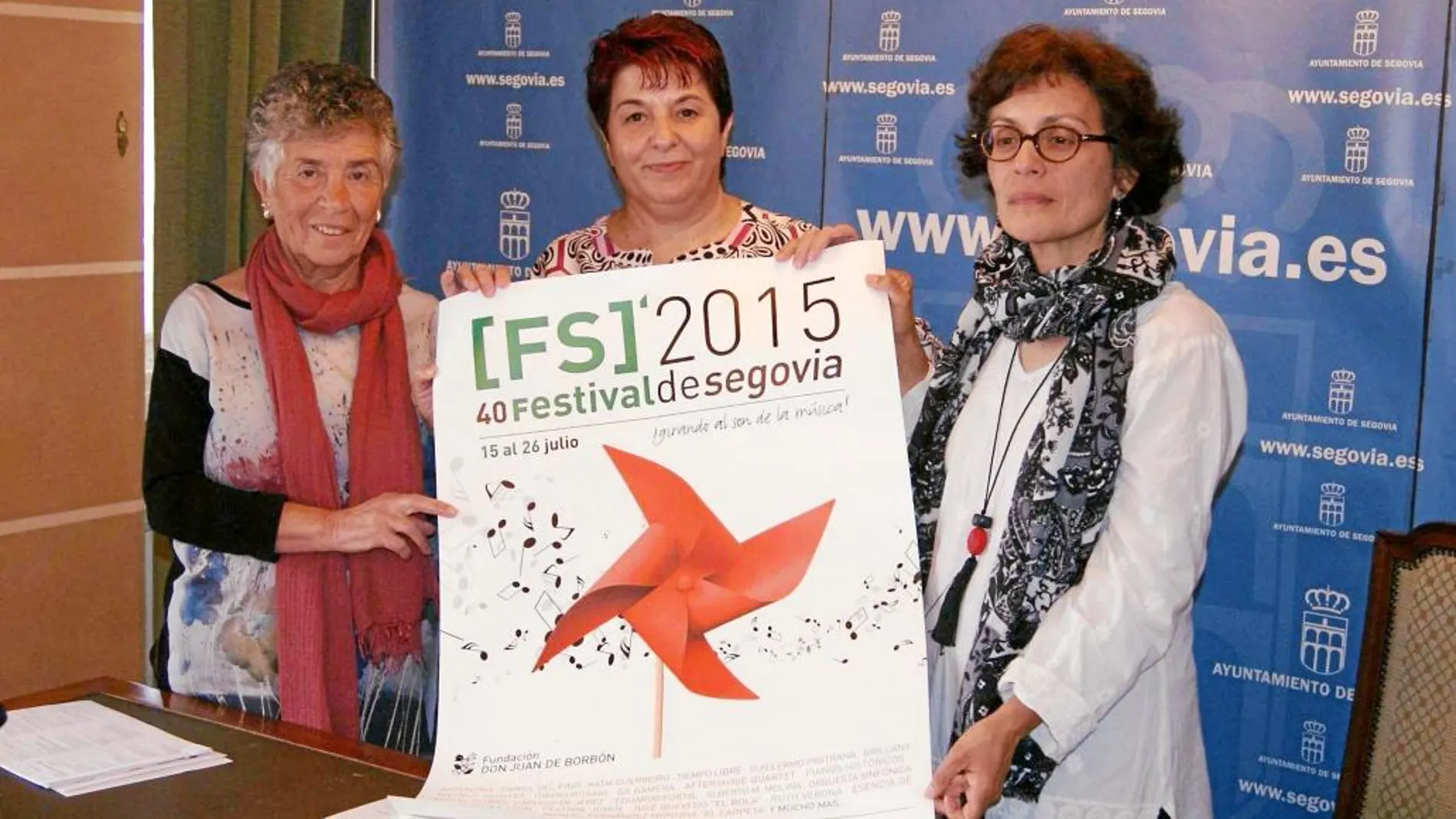 La alcaldesa de Segovia, Clara Luquero, presenta el Festival