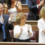 Rajoy, aplaudido desde su bancada tras su intervención