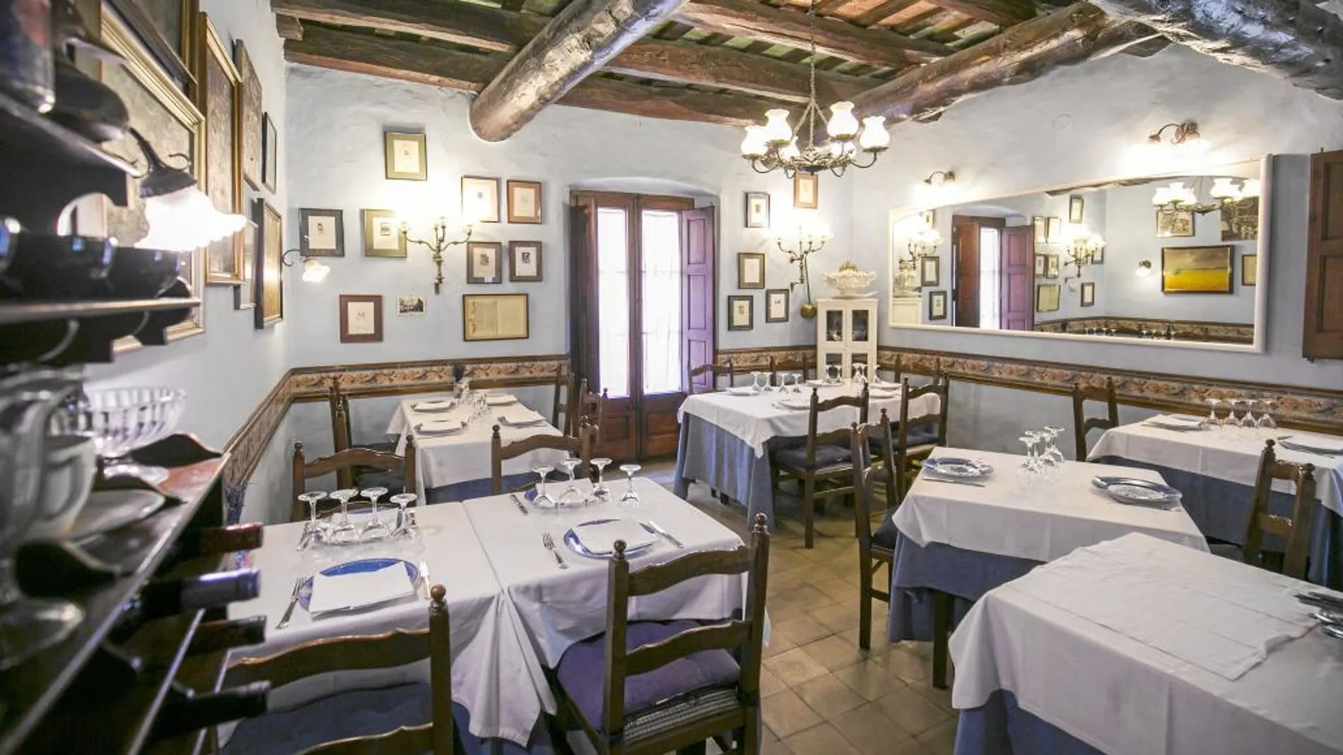 El emblemático restaurante de Sarriá está enfocado hacia una cocina más bien tradicional
