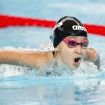 La nadadora bahreiní de 10 años Alzain Tareq, la más joven de la competición