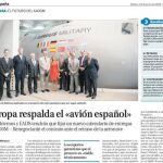 El futuro del «avión español» se decidirá en otra reunión en octubre