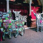 Algunos de los toros que se incluyen en la exposición, abierta en la sede sevillana de la Fundación Cajasol
