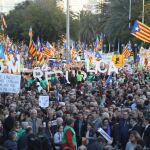 Manifestación independentista en Barcelona