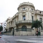 Una imagen de la fachada de la sede madrileña de la SGAE (Foto: Alberto R. Roldán)
