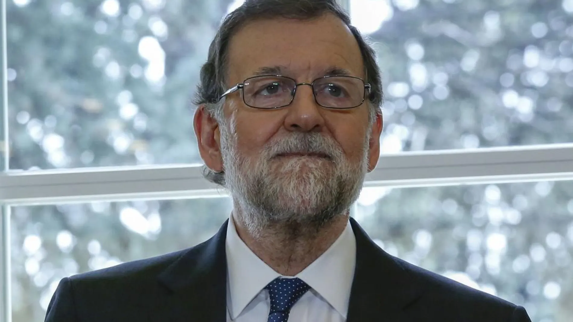 Mariano Rajoy hoy en La Moncloa, tras la reunión con el primer ministro turco, Binali Yildirim. Javier Fdez-Largo