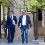 Puigdemont y Junqueras discrepan sobre subir el IRPF a las rentas altas en la negociación de los presupuestos si superan el primer debate