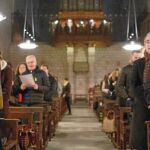 Ada Colau y la corporación municipal , a excepción de la CUP, asistieron a la misa que las monjas clarisas de Pedralbes ofrecen en Santa Eulàlia
