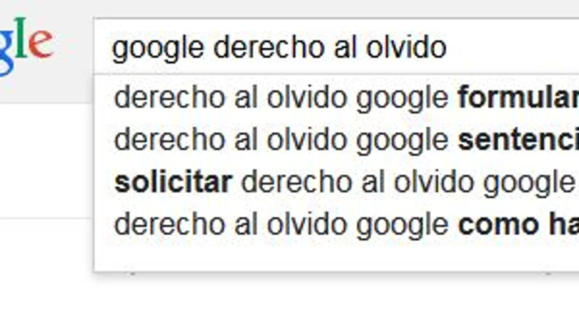 Google rechaza una petición de ampliar el derecho al olvido