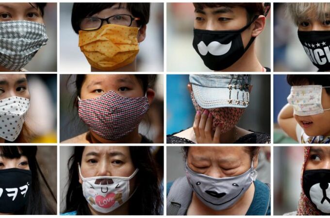 Imaginación y originalidad en las máscaras para protegerse del coronavirus