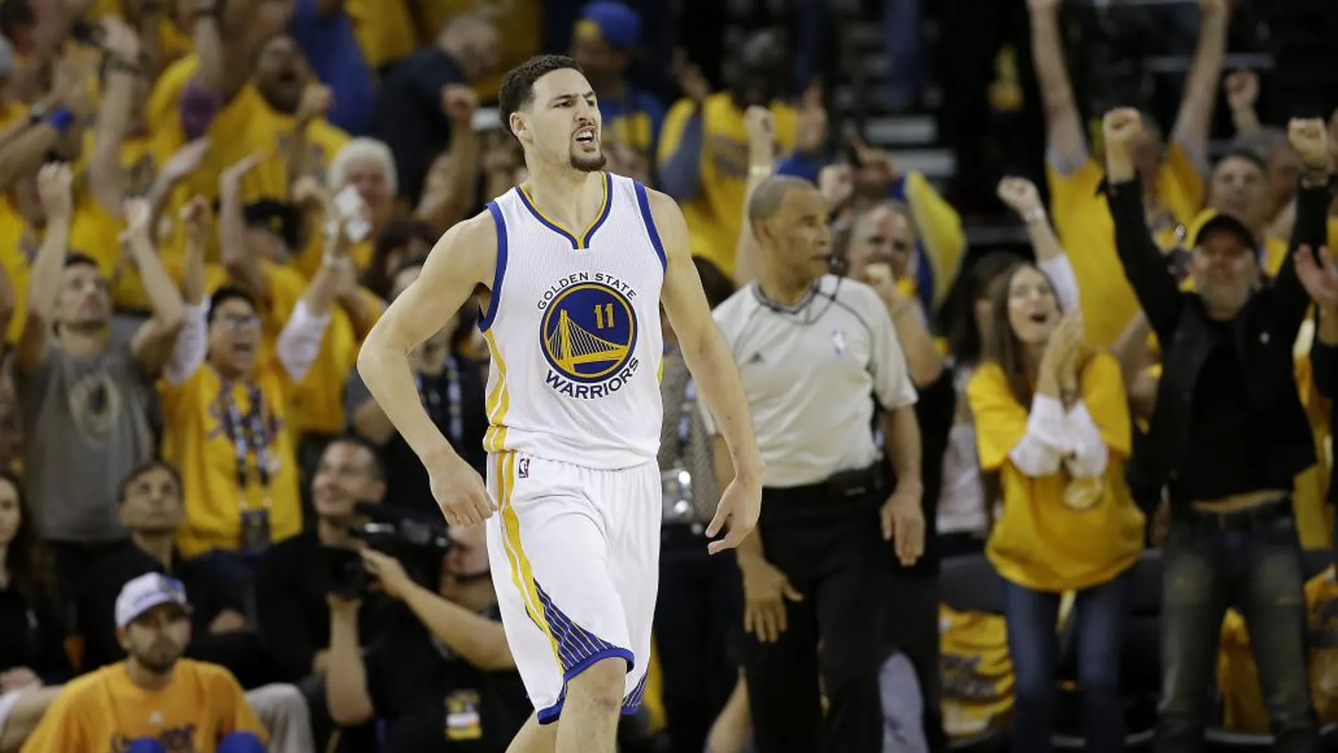 Klay Thompson logró 21 tantos