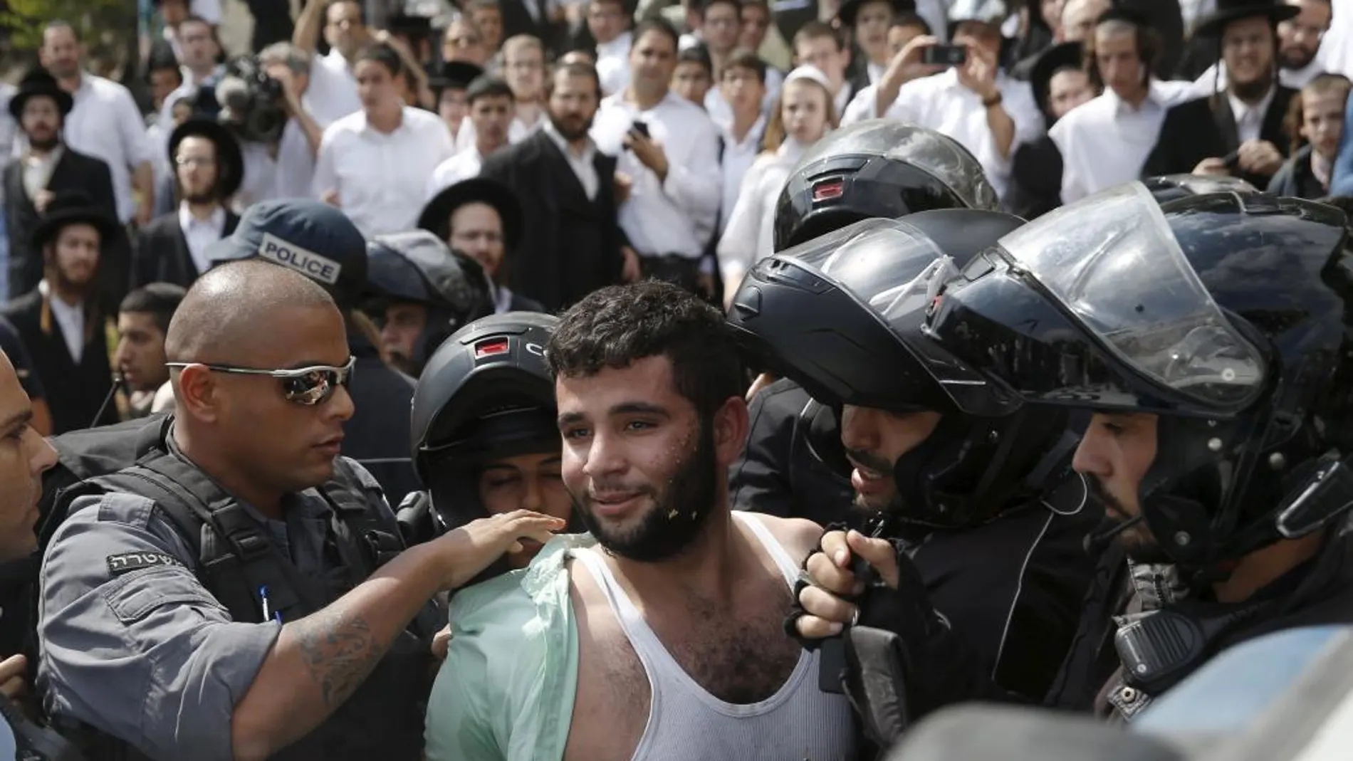 La Policía israelí detiene a un palestino sospechoso de haber atacado a un hombre en Jerusalén