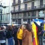 Tensión en la concentración independentista