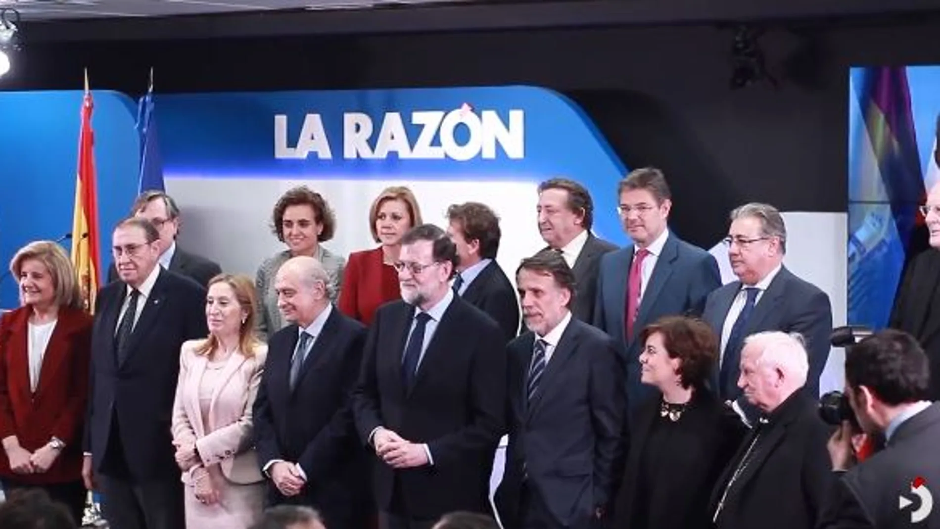 Así ha sido la visita de Rajoy y su equipo a LA RAZÓN