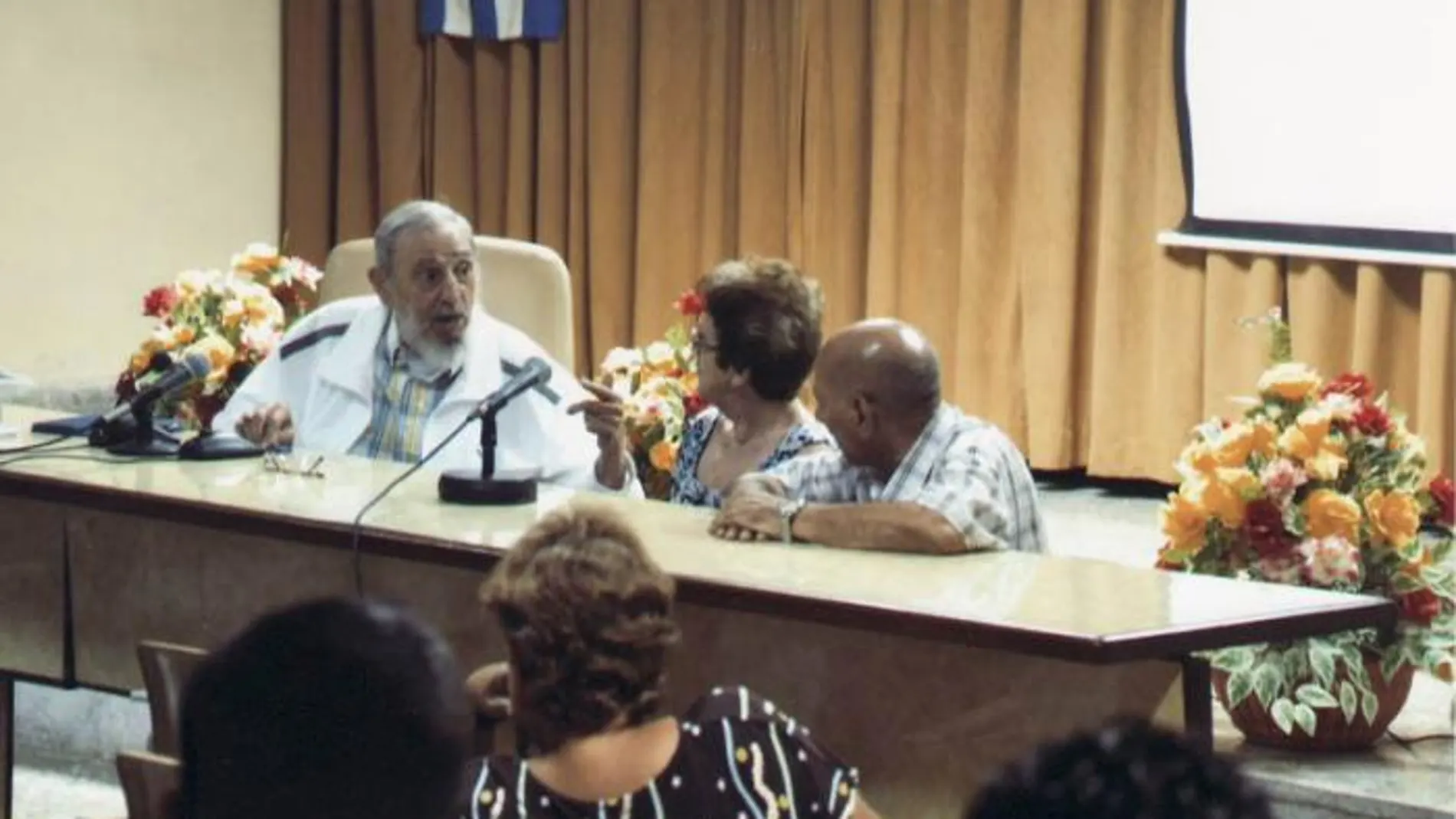 Fidel Castro, durante la conferencia