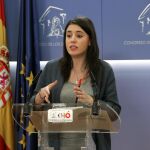La portavoz del grupo parlamentario Podemos, Irene Montero/Efe