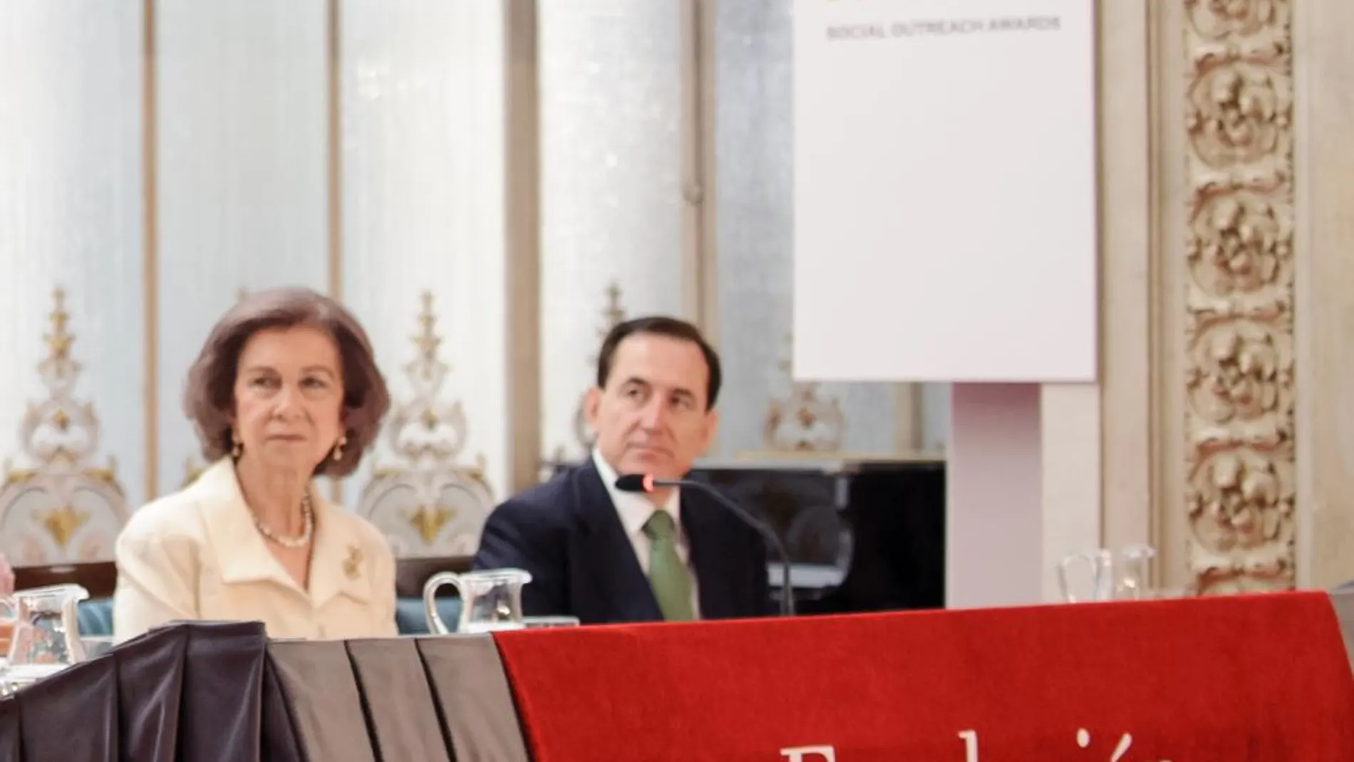 La Reina Doña Sofía en la entrega de premios sociales 2014
