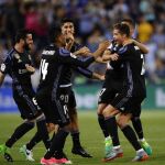 Los jugadores del Real Madrid celebran el Título de Liga