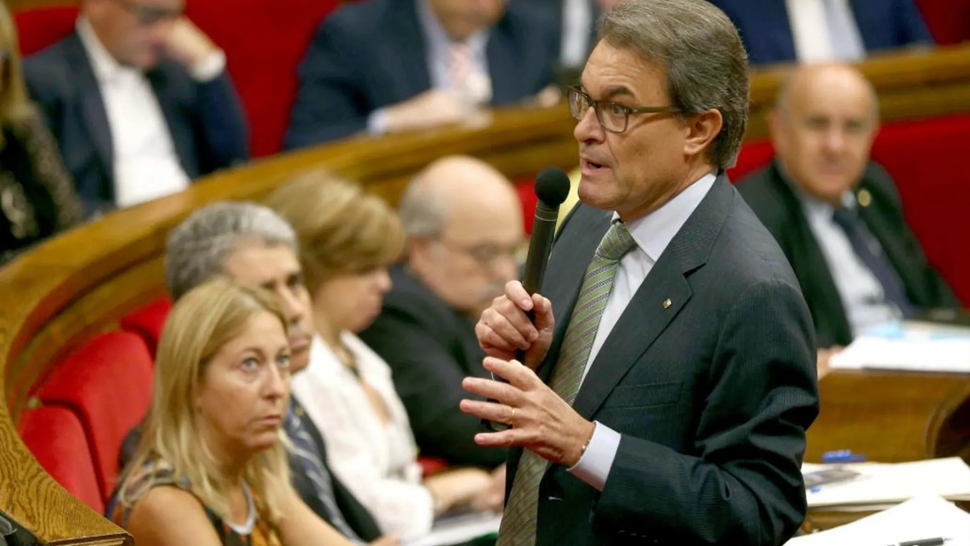 El presidente de la Generalitat, Artur Ma
