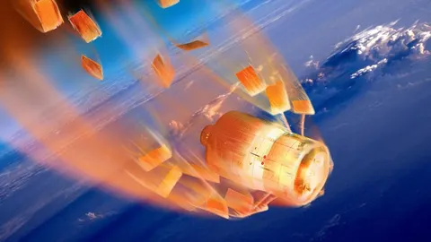 Prueban un sistema español de redes para atrapar basura espacial