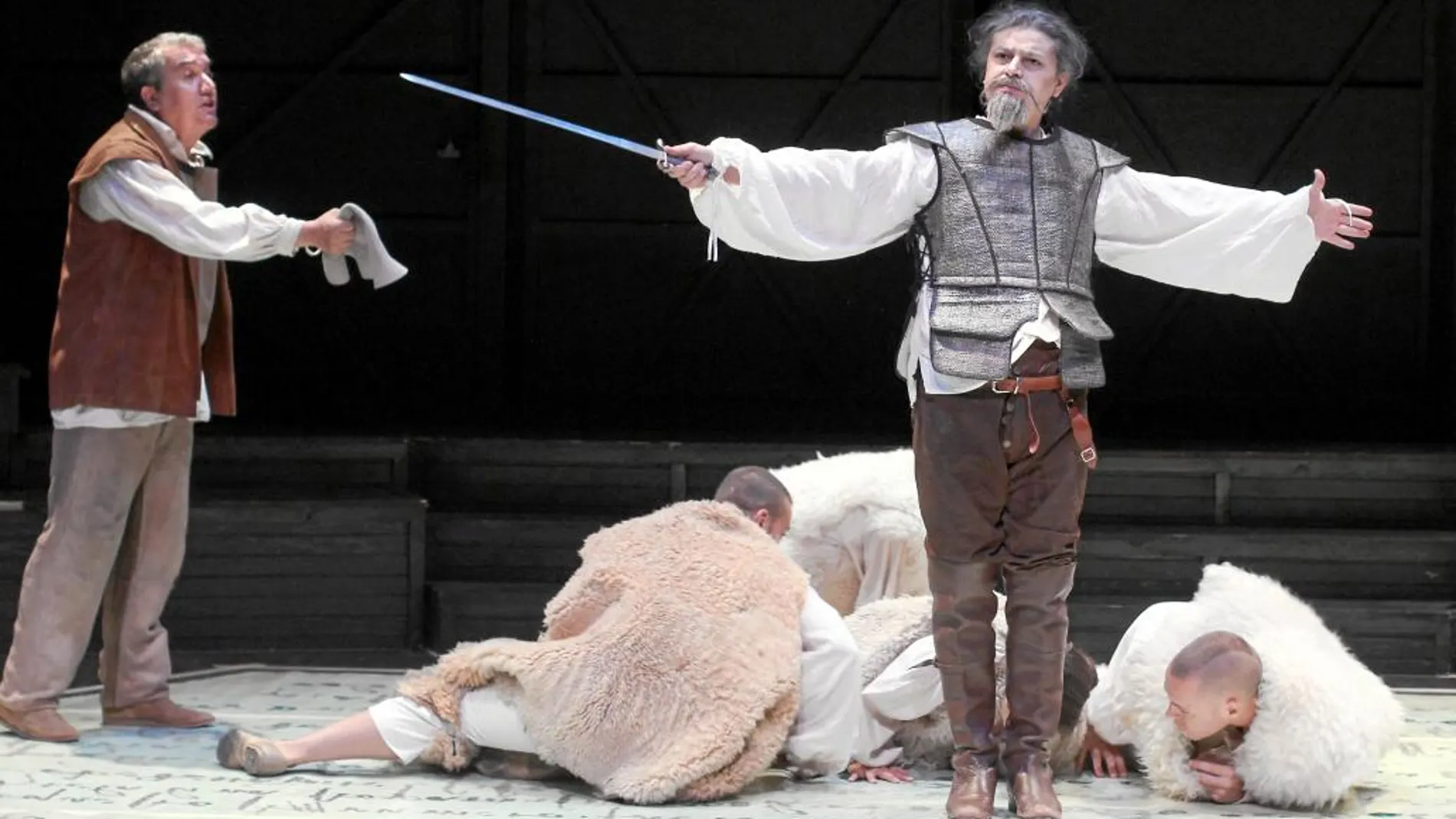 Alfredo García interpreta a Don Quijote en la obra de Tomás Marco