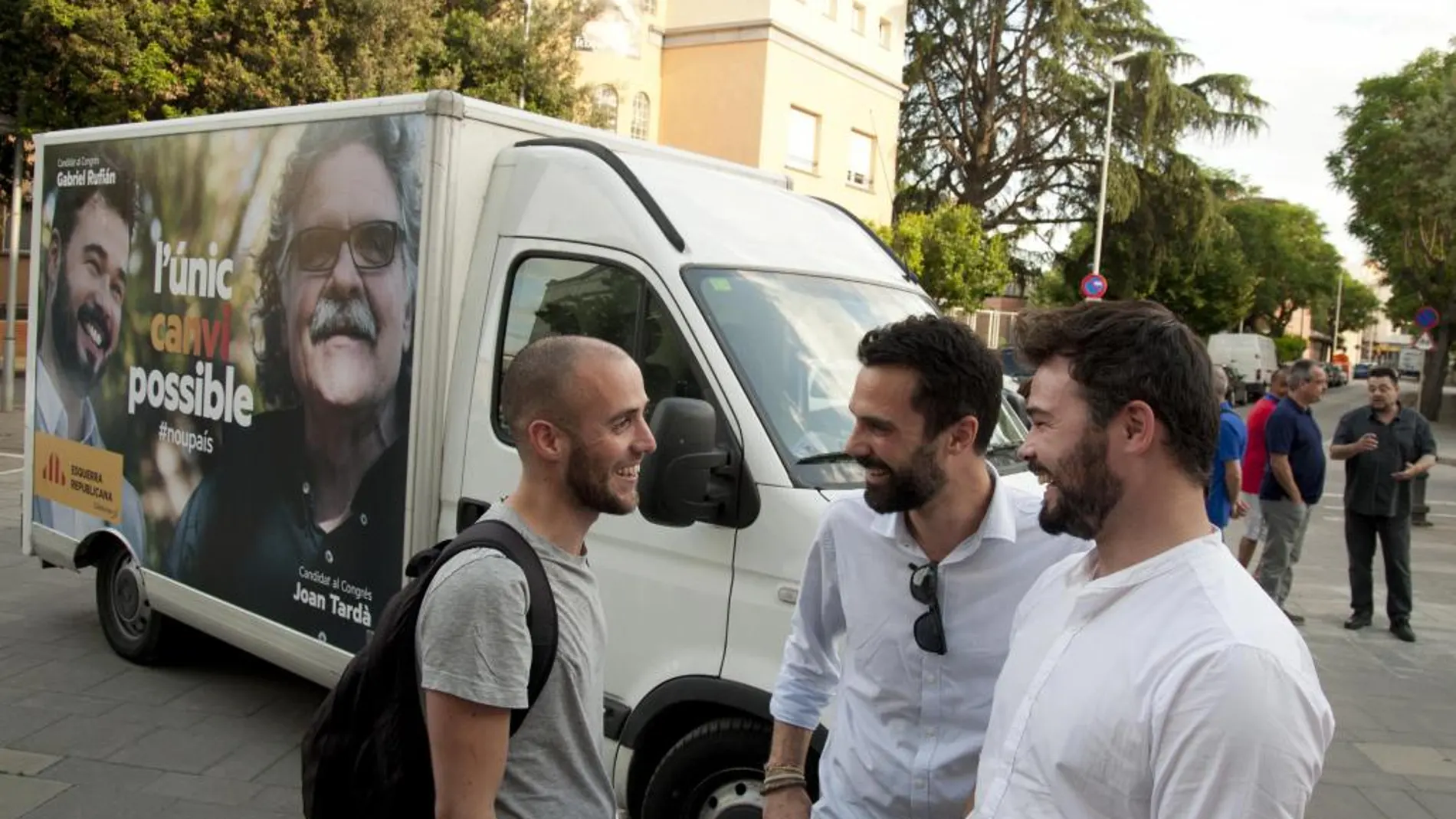 El candidato de ERC en las elecciones generales, Gabriel Rufián.