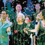 Ismael Jordi y Adrianne Pieczonka acompañaron a Ludwig durante el final de la gala