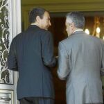 Rodríguez Zapatero y Griñán, en una de sus últimas reuniones en el Palacio de la Moncloa