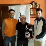 Uno de los ganadores en La Caminera