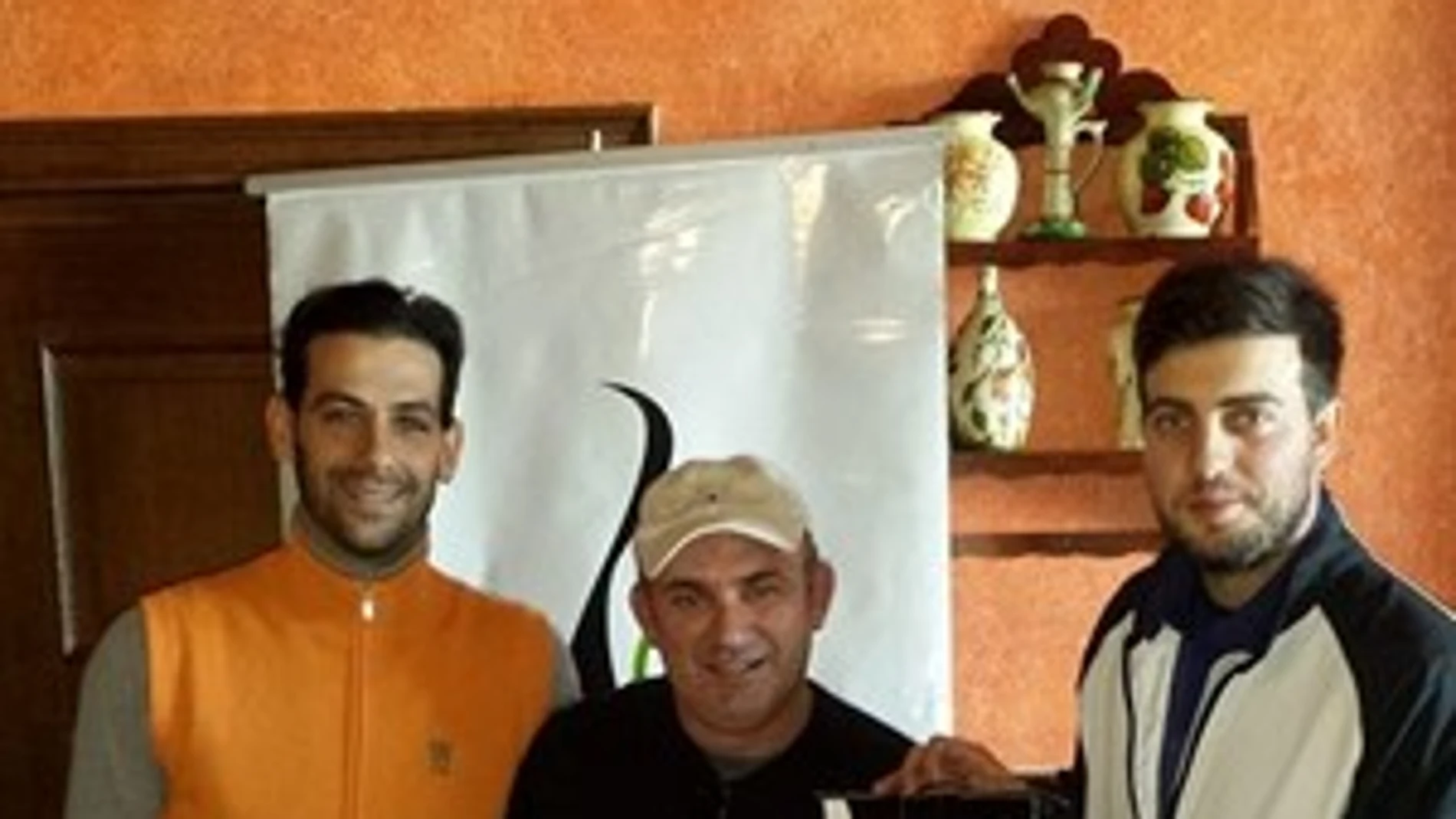 Uno de los ganadores en La Caminera