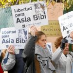 Cientos de personas se manifestaron en Madrid, frente a la Embajada de Pakistán, el pasado 1 de diciembre para reclamar la libertad de Asia Bibi