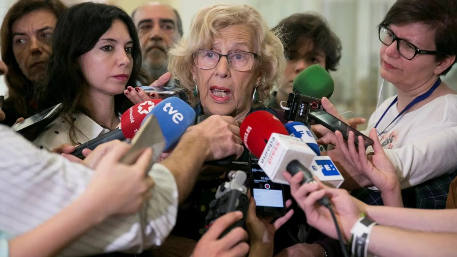 La alcaldesa de Madrid, Manuela Carmena. Foto:Efe