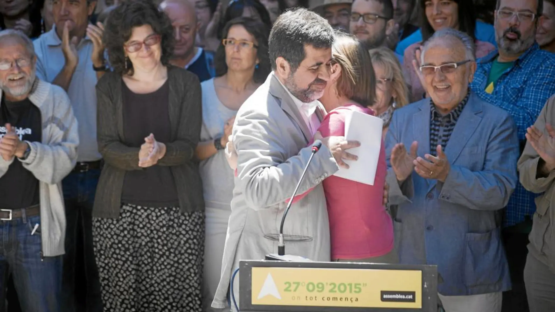 Jordi Sánchez recoge el relevo de Carme Forcadell al frente de la ANC