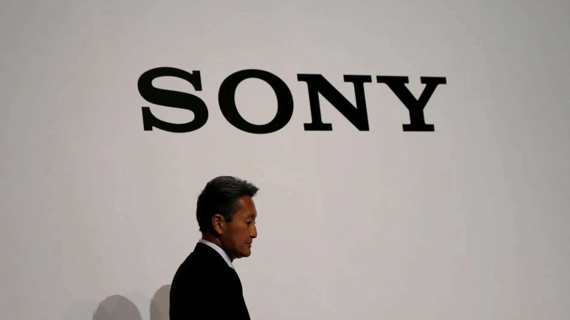 El presidente de Sony, Kazuo Hirai, durante una rueda de prensa en la que presentó la estrategia de la compañía con el horizonte 2017