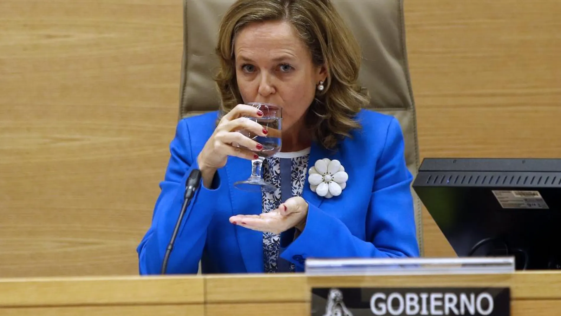 La ministra de Economía y Empresa, Nadia Calviño. Foto: Efe