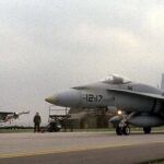 Todo apunta a que el avión siniestrado es un caza del tipo F 16