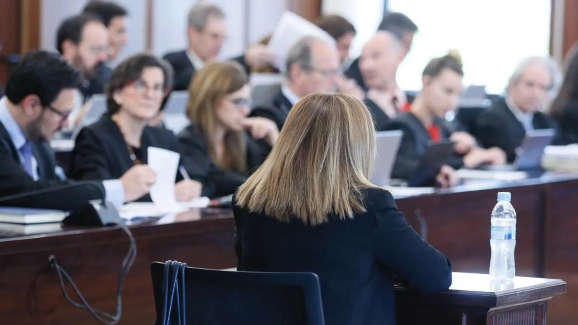Teresa Arrieta declaró ayer como testigo en la 67 sesión del juicio de la pieza política de la causa de los ERE presuntamente fraudulentos (Foto: Efe)