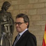 El presidente de la Generalitat, Artur Mas