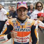Marc Marquez tras la sesión de entrenamientos
